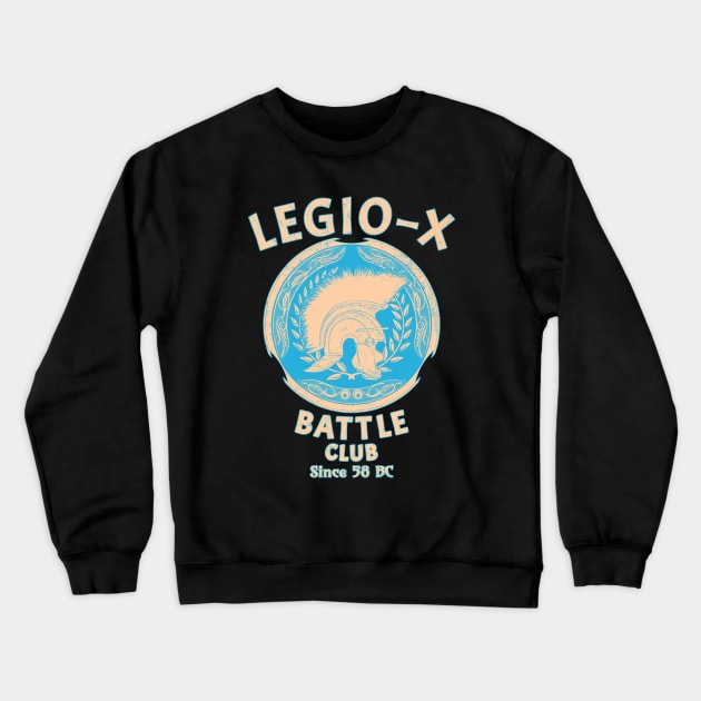 Legio x Battle Club Crewneck Sweatshirt by NicGrayTees